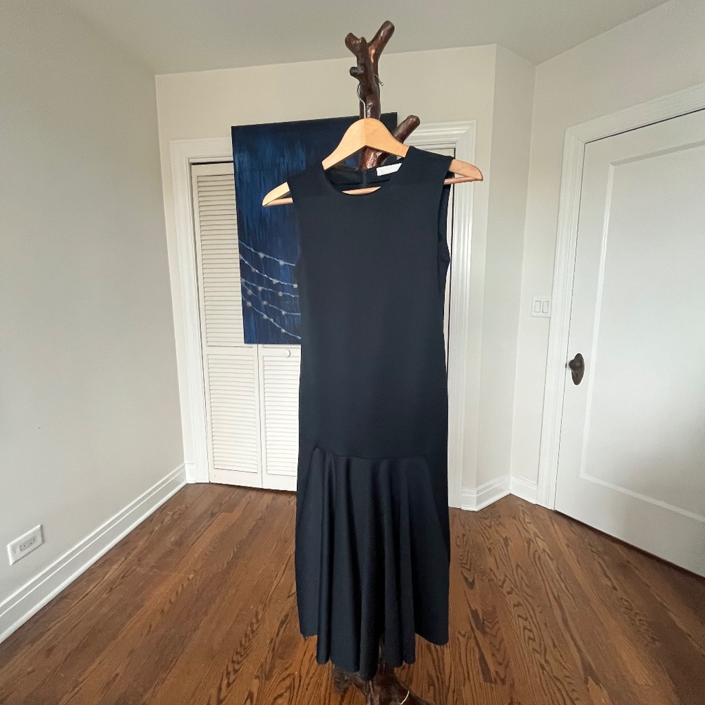 Navy Blue  sleeveless dress